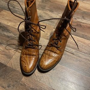 Western Lace Up Women’s Boots 6.5 Circle A